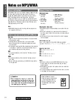 Предварительный просмотр 20 страницы Panasonic CQ-C3301 Operating Instructions Manual