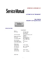 Panasonic CQ-C3302N Service Manual preview