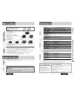 Предварительный просмотр 17 страницы Panasonic CQ-C3305N Operating Instructions Manual