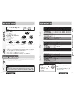 Предварительный просмотр 15 страницы Panasonic CQ-C3305U Operating Instructions Manual