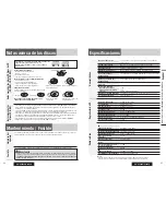 Предварительный просмотр 43 страницы Panasonic CQ-C3305U Operating Instructions Manual