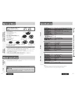 Предварительный просмотр 14 страницы Panasonic CQ-C3305W Operating Instructions Manual