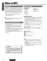 Preview for 16 page of Panasonic CQ-C3353W Operating Instructions Manual