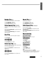 Предварительный просмотр 15 страницы Panasonic CQ-C5153W Operating Instructions Manual