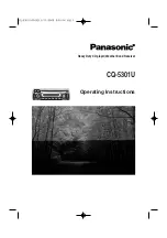 Panasonic CQ-C5301U Operating Instructions Manual предпросмотр