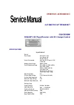 Предварительный просмотр 1 страницы Panasonic CQ-C5302W Service Manual