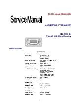 Panasonic CQ-C5303N Service Manual preview