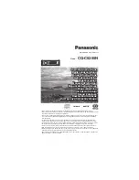 Предварительный просмотр 1 страницы Panasonic CQ-C5355N Operating Instructions Manual