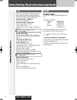 Предварительный просмотр 6 страницы Panasonic CQ-C7105U Operating Instructions Manual