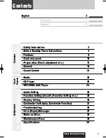 Предварительный просмотр 9 страницы Panasonic CQ-C7105U Operating Instructions Manual