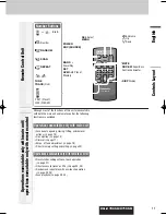 Предварительный просмотр 11 страницы Panasonic CQ-C7105U Operating Instructions Manual