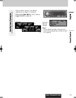 Предварительный просмотр 19 страницы Panasonic CQ-C7105U Operating Instructions Manual