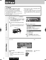 Предварительный просмотр 22 страницы Panasonic CQ-C7105U Operating Instructions Manual