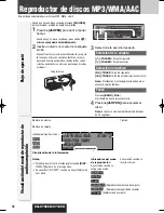 Предварительный просмотр 22 страницы Panasonic CQ-C7205U Instrucciones De Operación