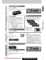 Предварительный просмотр 13 страницы Panasonic CQ-C7303N Operating Instructions Manual