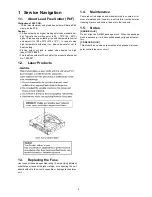 Предварительный просмотр 2 страницы Panasonic CQ-C7353W Service Manual