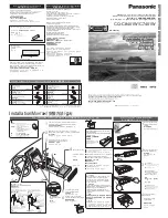 Panasonic CQ-C7401W Installation Instructions предпросмотр