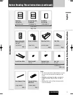 Предварительный просмотр 5 страницы Panasonic CQ-C7405W Operating Instructions Manual