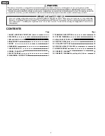 Предварительный просмотр 2 страницы Panasonic CQ-C7405W Service Manual