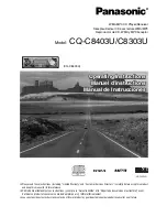 Preview for 1 page of Panasonic CQ-C8303U - WMA/MP3/CD Player/Receiver With 4096 Color OEL Display Operating Instructions Manual