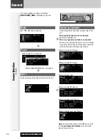 Preview for 16 page of Panasonic CQ-C8303U - WMA/MP3/CD Player/Receiver With 4096 Color OEL Display Operating Instructions Manual