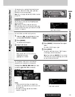 Предварительный просмотр 19 страницы Panasonic CQ-C8303U - WMA/MP3/CD Player/Receiver With 4096 Color OEL Display Operating Instructions Manual