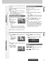 Предварительный просмотр 21 страницы Panasonic CQ-C8303U - WMA/MP3/CD Player/Receiver With 4096 Color OEL Display Operating Instructions Manual