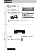 Preview for 22 page of Panasonic CQ-C8303U - WMA/MP3/CD Player/Receiver With 4096 Color OEL Display Operating Instructions Manual