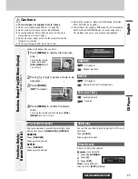 Предварительный просмотр 23 страницы Panasonic CQ-C8303U - WMA/MP3/CD Player/Receiver With 4096 Color OEL Display Operating Instructions Manual