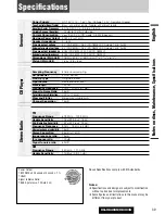 Preview for 39 page of Panasonic CQ-C8303U - WMA/MP3/CD Player/Receiver With 4096 Color OEL Display Operating Instructions Manual