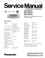 Panasonic CQ-C8351N Service Manual preview