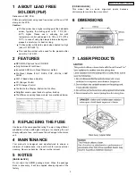 Предварительный просмотр 3 страницы Panasonic CQ-C8351N Service Manual