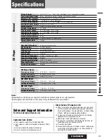 Предварительный просмотр 41 страницы Panasonic CQ-C8403N Operating Instructions Manual