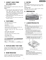 Предварительный просмотр 3 страницы Panasonic CQ-C9701N Service Manual