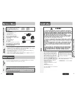 Предварительный просмотр 23 страницы Panasonic CQ-CB8901U - Radio / HD Operating Instructions Manual