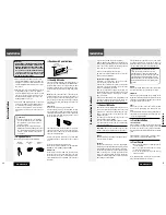 Предварительный просмотр 24 страницы Panasonic CQ-CB8901U - Radio / HD Operating Instructions Manual