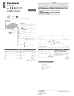 Panasonic CQ-CM130AU Installation Instructions preview