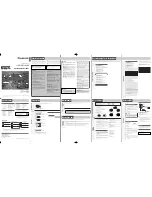 Preview for 1 page of Panasonic CQ-CM130AU Operating Instructions