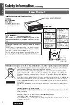 Предварительный просмотр 4 страницы Panasonic CQ-D1703N Operating Instructions Manual