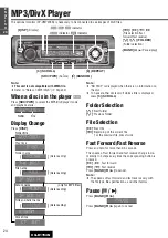 Предварительный просмотр 24 страницы Panasonic CQ-D1703N Operating Instructions Manual