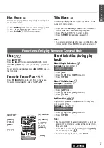 Предварительный просмотр 27 страницы Panasonic CQ-D1703N Operating Instructions Manual