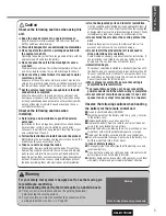 Предварительный просмотр 3 страницы Panasonic CQ-D1703W Operating Instructions Manual