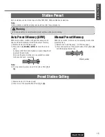 Предварительный просмотр 15 страницы Panasonic CQ-D1703W Operating Instructions Manual