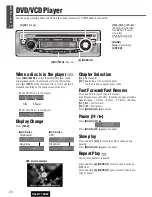 Предварительный просмотр 20 страницы Panasonic CQ-D1703W Operating Instructions Manual