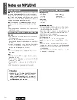 Предварительный просмотр 26 страницы Panasonic CQ-D1703W Operating Instructions Manual