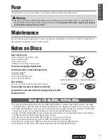 Предварительный просмотр 37 страницы Panasonic CQ-D1703W Operating Instructions Manual