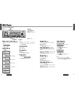 Предварительный просмотр 10 страницы Panasonic CQ-D5501W Operating Instructions Manual