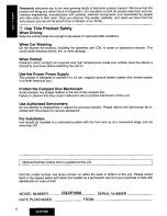 Предварительный просмотр 2 страницы Panasonic CQ-DF100 Operating Operating Manual