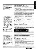 Предварительный просмотр 11 страницы Panasonic CQ-DF100 Operating Operating Manual