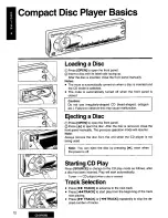 Предварительный просмотр 12 страницы Panasonic CQ-DF100 Operating Operating Manual